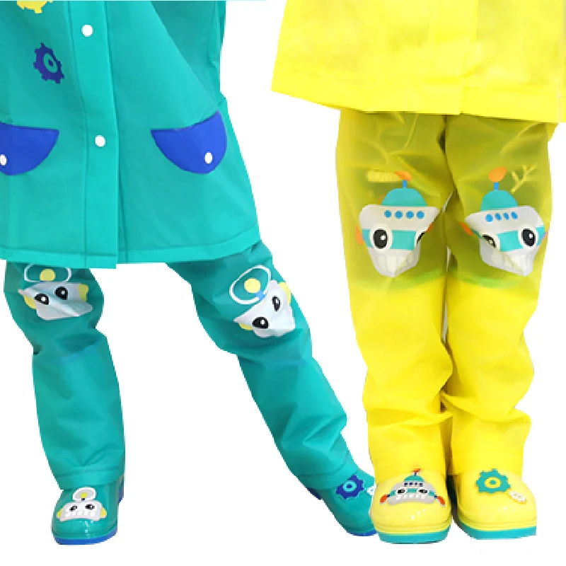 

Kids Waterproof Rain Pants Hiking Leg Gaiters Raincoat for Children Infantil Rainwear Rain Cover Kids Rain Proof Pants
