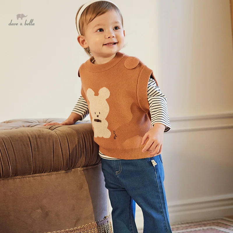 

Dave Bella Children's Pants 2023 New Autumn Girls Flared Pants Cowboy Casual Fashion Sweet Classy Party Outdoor DB3236182