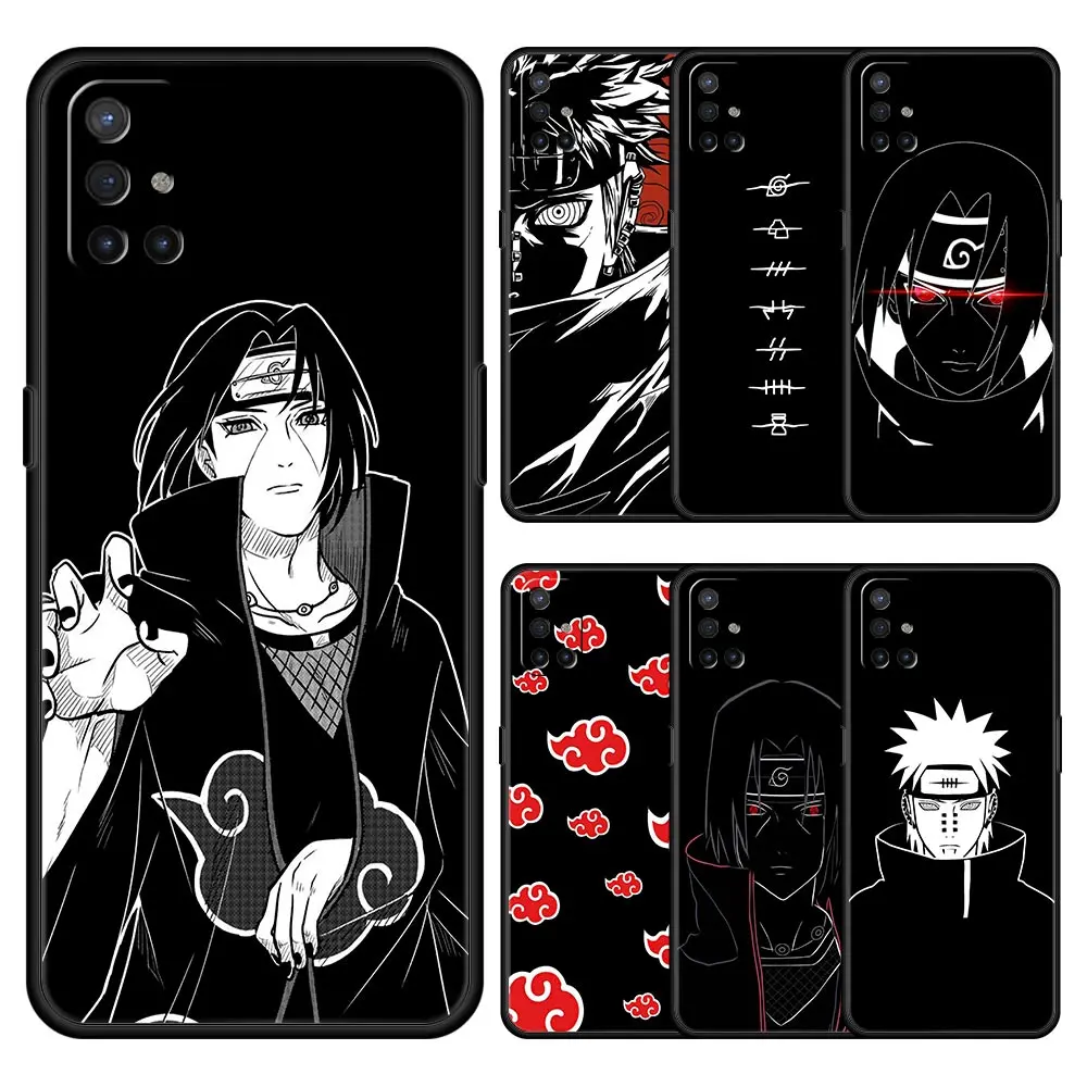 

Чехол с логотипом Наруто Аниме Akatsuki Uchiha для OnePlus 9 8 7 7T 10 Pro 9RT 9R 8T Nord N100 N200 N10 CE 2 чехол для телефона Z, мягкий черный Чехол