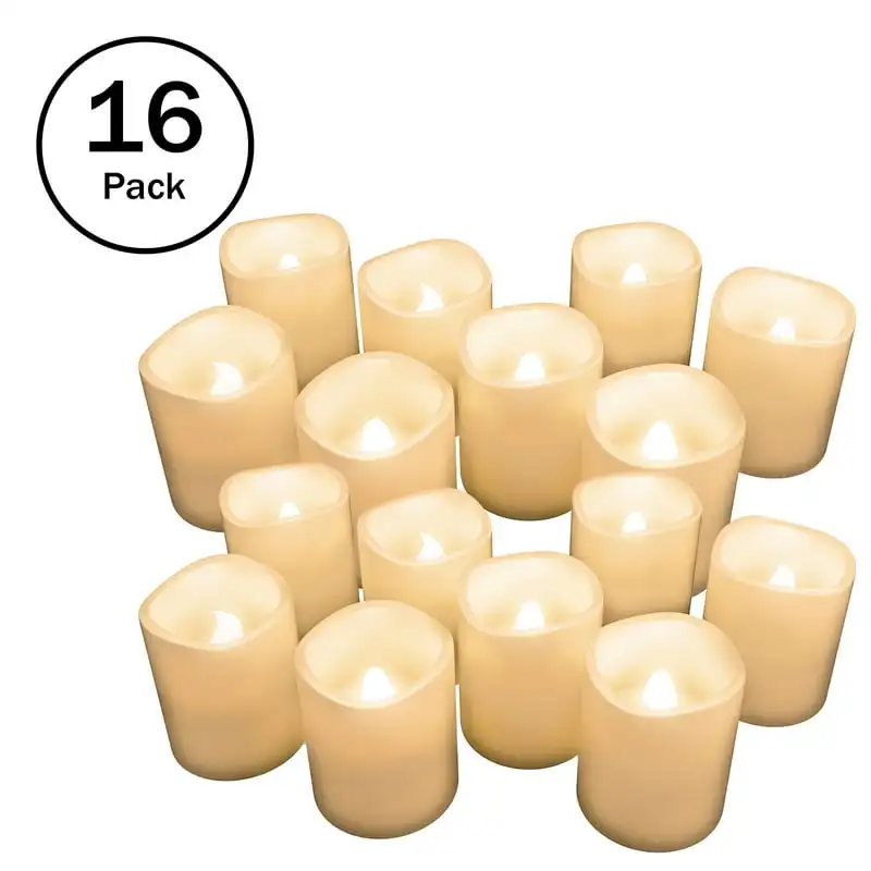 

Battery-Operated LED Flameless Candles for Décor, White