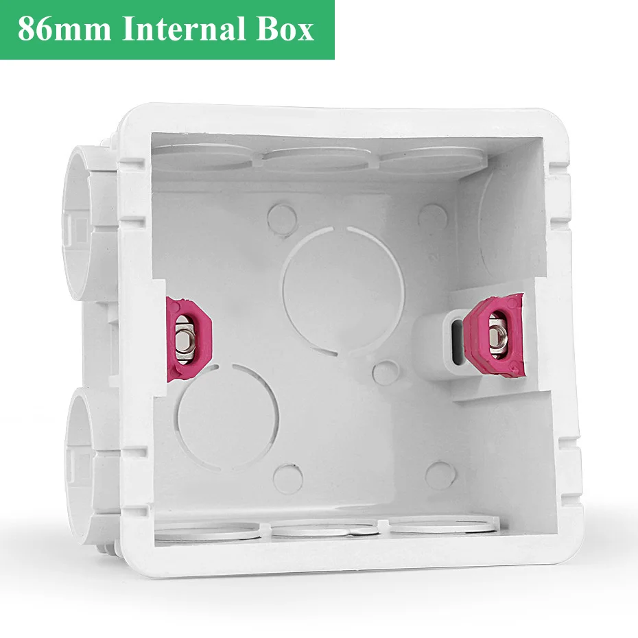 

Поликарбонатная монтажная коробка для выключателя 86 мм