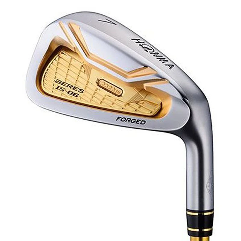 Honma Golf clubs s-06 four-star Golf Irons Set 4-11/Sw/Aw 10PCS Dedicated Gold graphite R/S Shaft with headcover free shipping