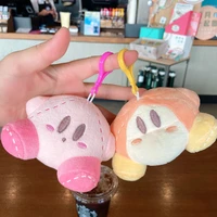 anime kawaii cute cartoon star kirby waddle dee plush doll toy pendant pink couple bag keychain girl ornaments holiday gift
