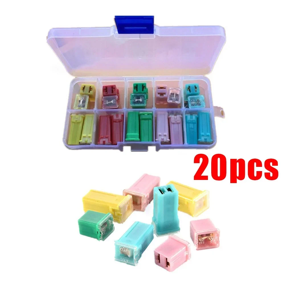 Пластиковая коробка Предохранитель Автомобильный предохранитель 20 шт.