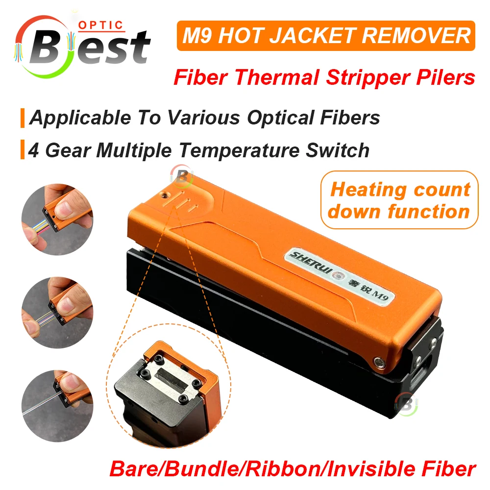 Мини-оптические термощипцы для зачистки волокна 2-12 ядер лента волоконный провод