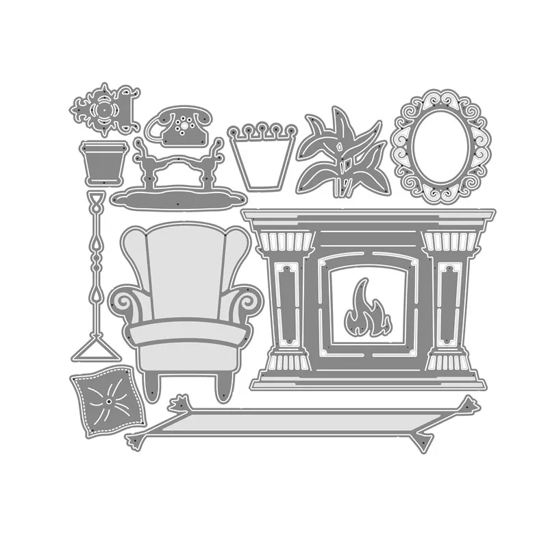 Вневременный набор штампов для комнаты новинка 2022 металлические штампы и