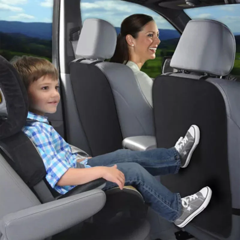 

Car Child Seat Anti Kick Pad, Anti Dirt Pad, Protective Pad, New All Black