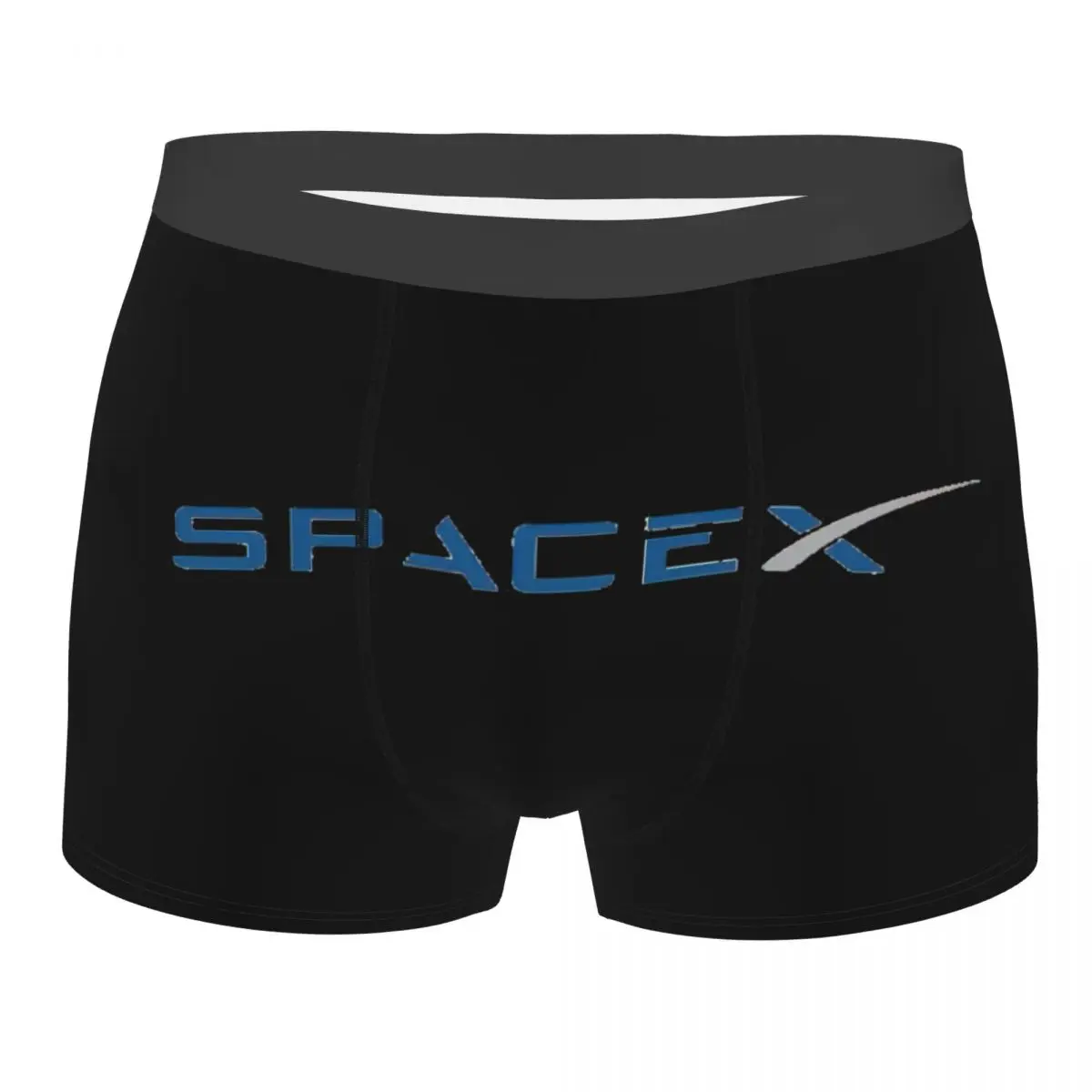 

Мужское нижнее белье SpaceX Space X с логотипом арбуза мускусного цвета, тяжелые ракетные Смешные боксеры, Мужские дышащие трусы