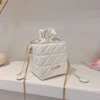 shishi europe high end small bag luxury brand exquisite bag elegant bucket bag metal chain lady shoulder bag