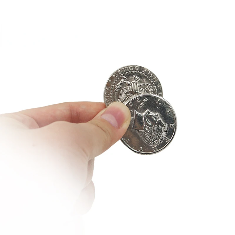 

Magnetic Flipper Coin Butterfly Coin(USD half Dollar Copy) Magic Tricks Magic Accessories Magicians Props Gimmick