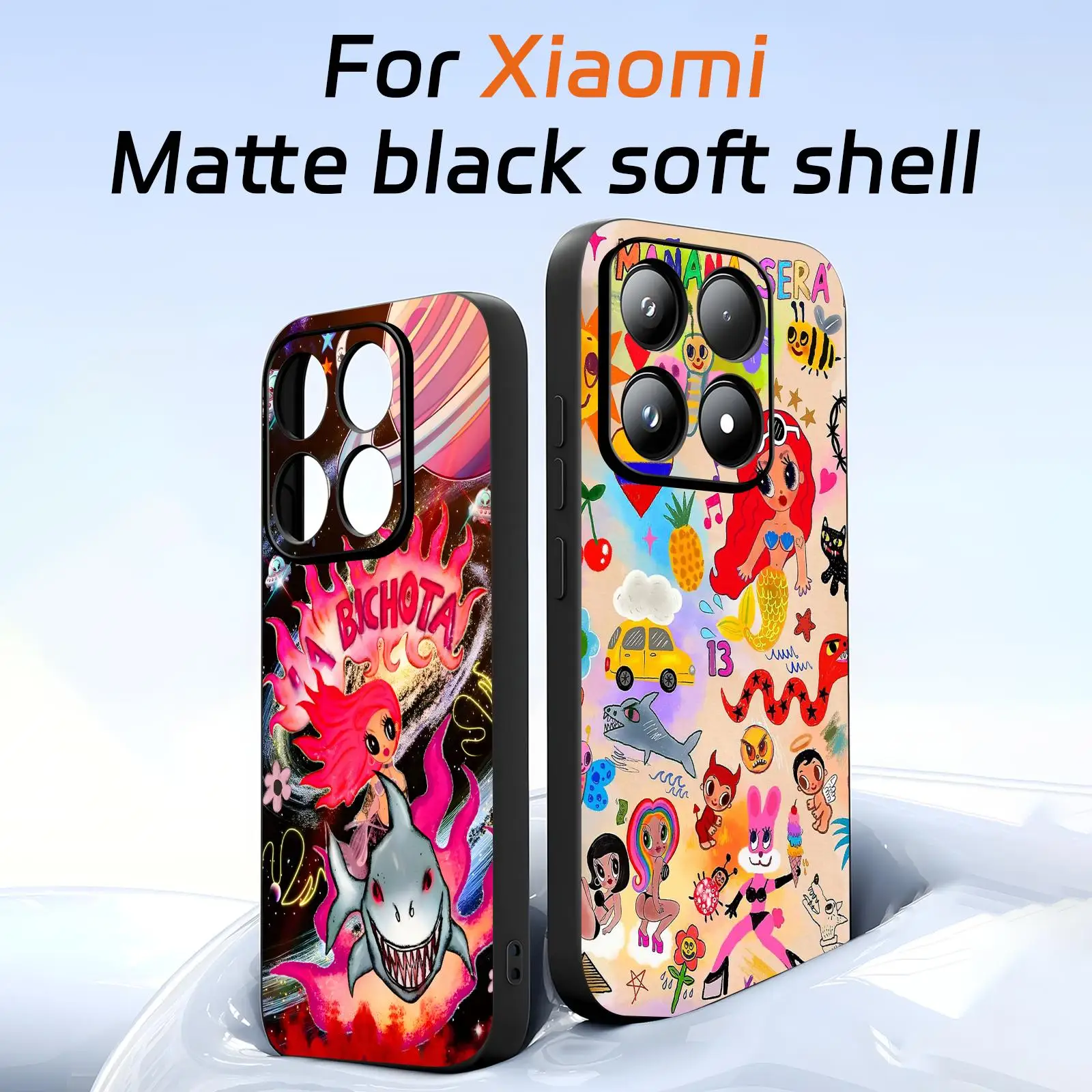Фото Чехол для телефона K-Karol G Manana Sera Bonito для Xiaomi 17 15 14 13 12 11 T Ultra Pro, мягкий черный противоударный чехол №1