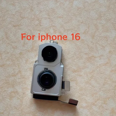 Аутентичная задняя камера для iPhone 12, 13, 14, 15, 16 Pro Max, задняя камера 12, мини 14 15 Plus, детали, задний главный объектив, гибкий кабель, камера