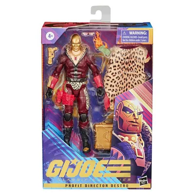 Original Hasbro Special Forces G.I. Joe Golden Destro Limited Edition Collection 6-inch Movable Toys Boutique Hand-me-downs images - 6