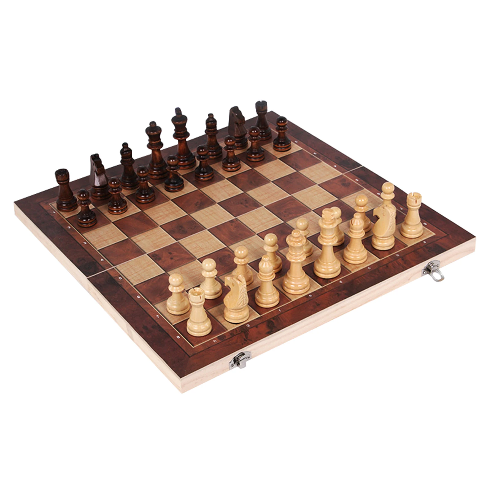 3 IN 1 Wooden International Chess Set wooden Board games Checkers Puzzle game engaged Birthday gift For kids ajedrez |