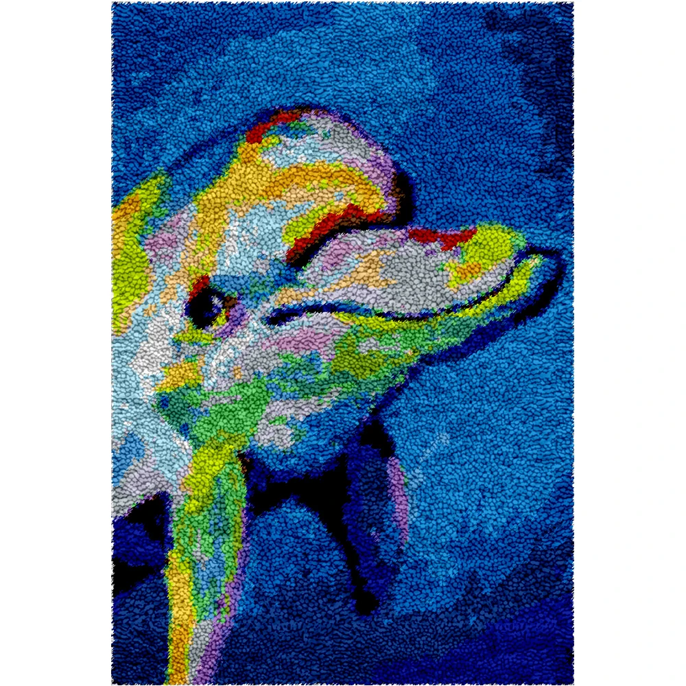 

Latch Hook Rugs Kits for Adults Carpet embroidery with Pattern Printed Canvas Rug Tapestry Rugs craft Crochet mat