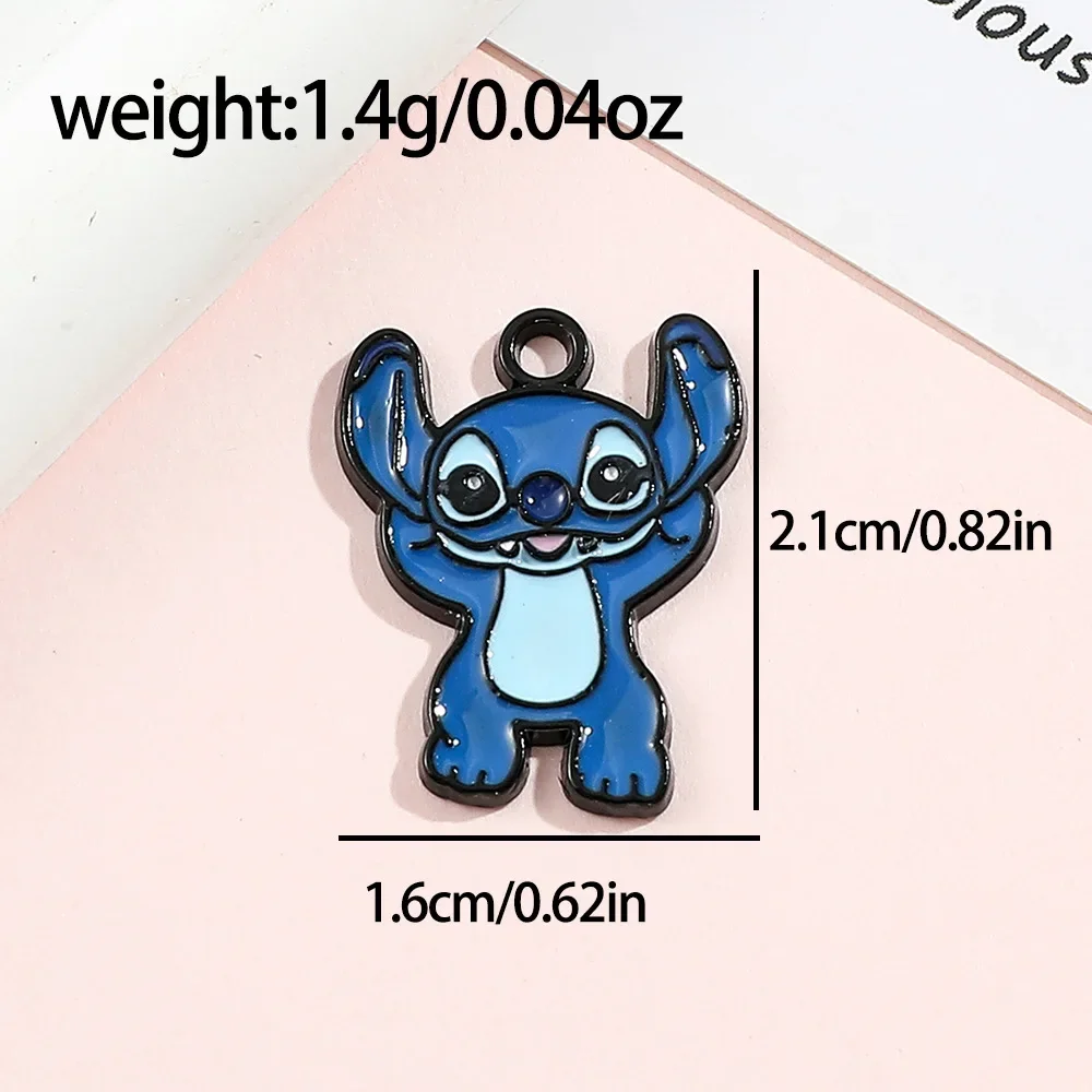 Disney Stitch аниме мультфильм новый кавайный кулон аксессуары для детей DIY ожерелье