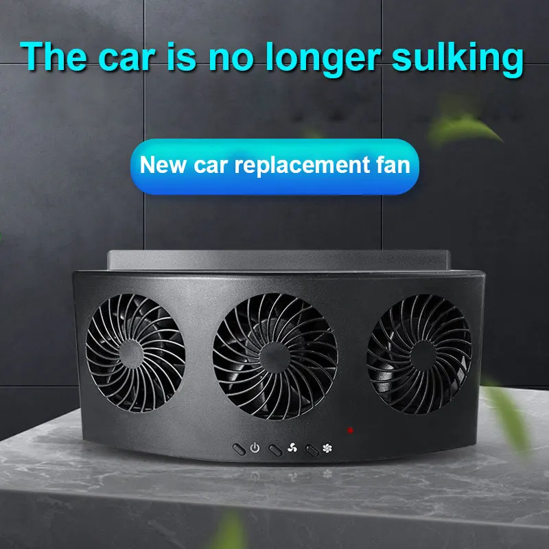 

Xiaomi Car USB Three-Head Fan Tuyere Creative Car Interior Car Supplies for Office Cool Fans Car Home Notebook Cooling Summer 5V