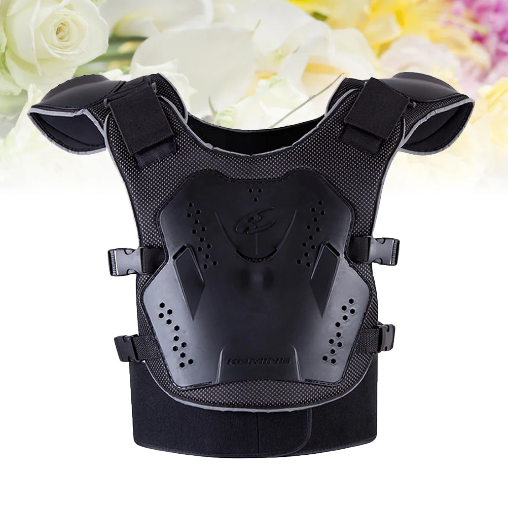 

1PC Kid Protective Vest Protective Gear Armour Vest for Outdoor Sports (Black)