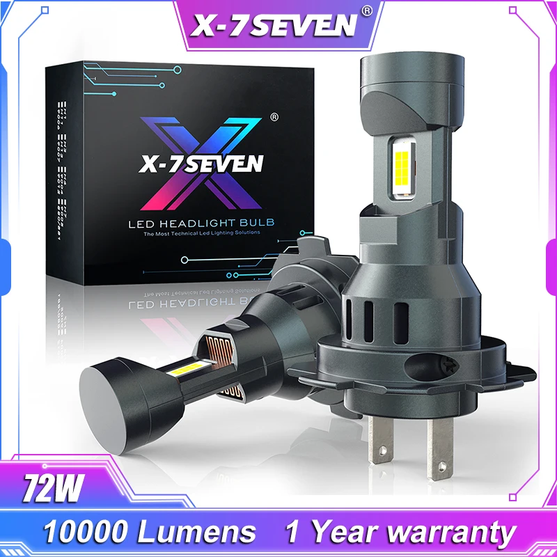 Фонарь для автомобиля, 10000 лм, 6500K, 9003 9005 9006 9012 H4 H7 H11 с Canbus EMC