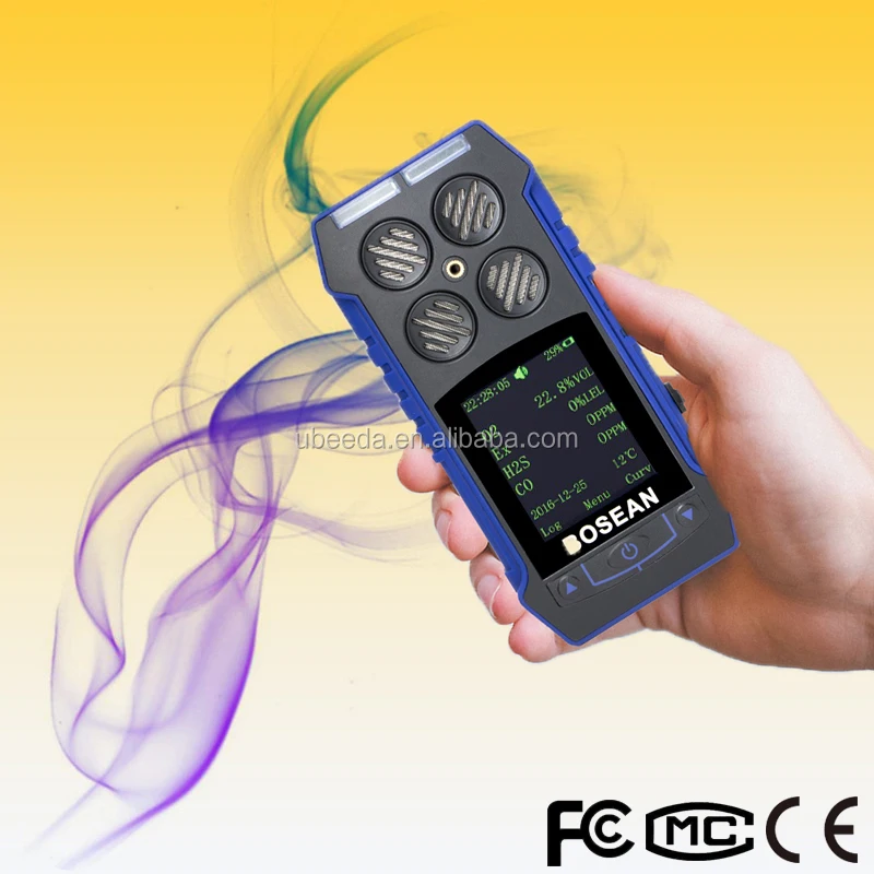 

Factory supply lithium battery digital multi gas detector