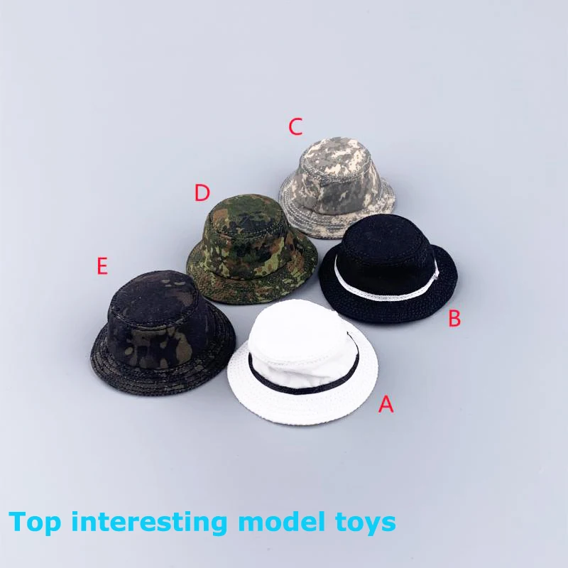 

CCTOYS CC030 1/6 Male Soldier Camouflage Bucket Hat Doll Fisherman Cap Model for 12 Inch Action Figure Body