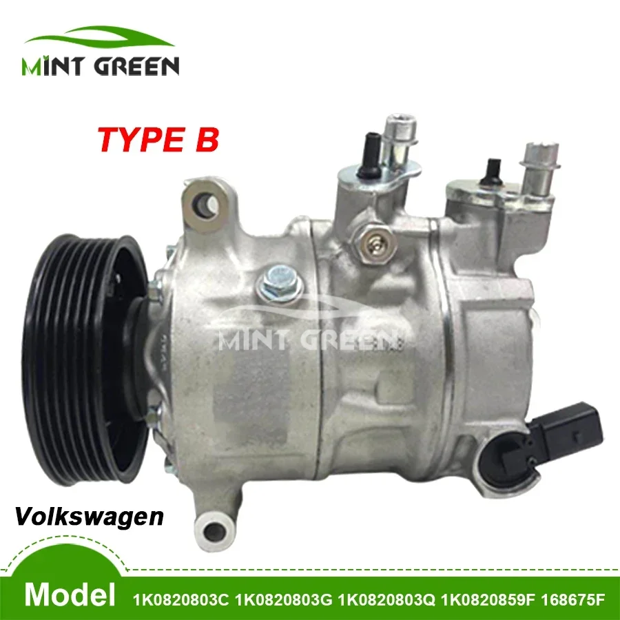 Компрессор переменного тока для Volkswagen Golf Caddy Eos Jettas Passat Polo Tiguan Touran 1K 0820803 С 1К Г К