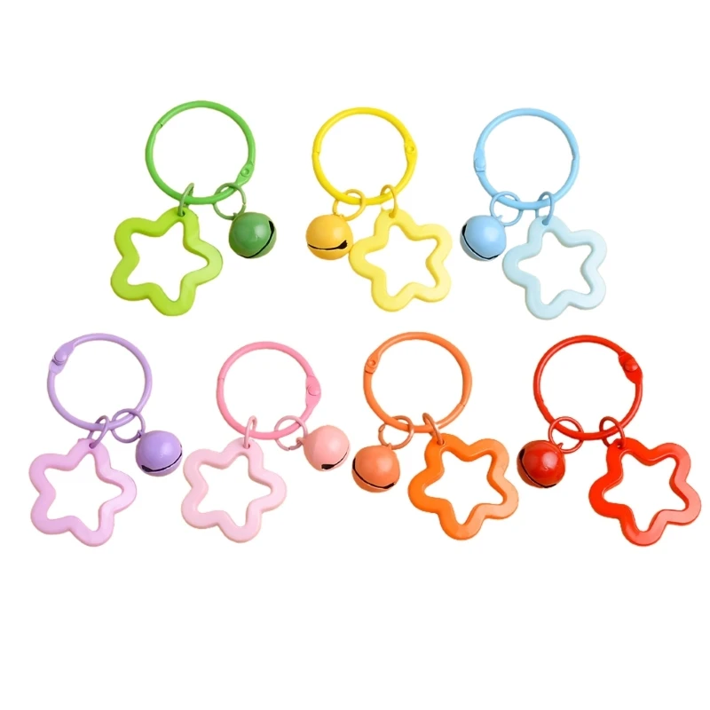 

Star Keychain Decorative Accessory Acrylic Keyring Bag Pack Purse Pendant