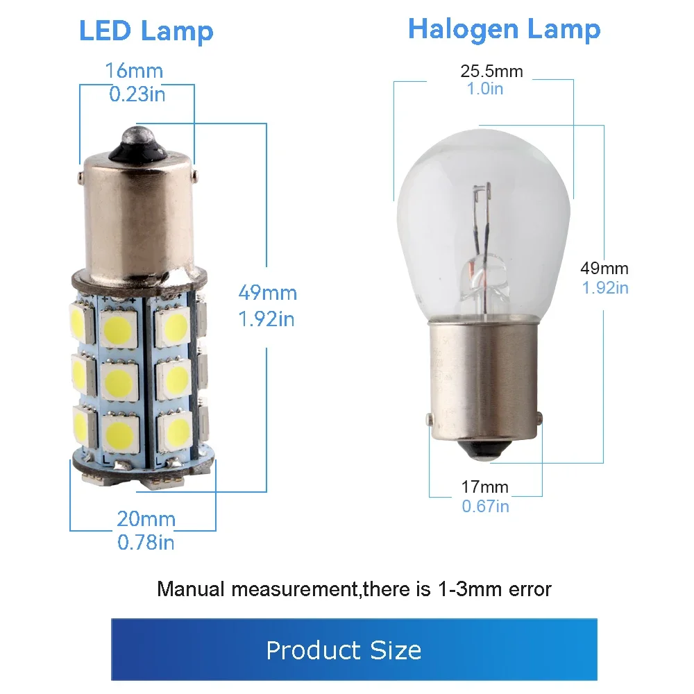 2 шт. 27SMD BA15D 1156 автомобильные лампы для внутреннего освещения лодки 1004 1076 1142