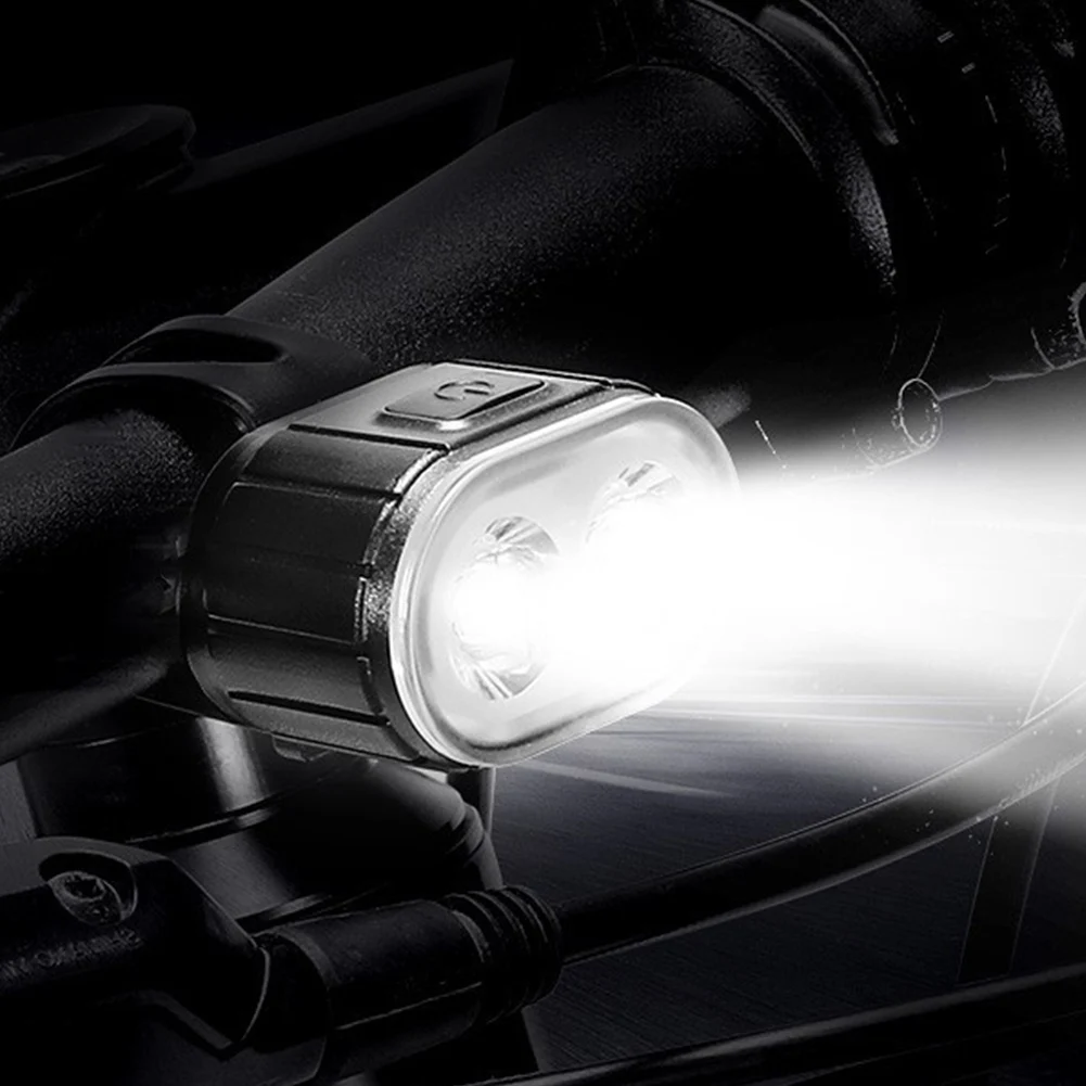 Перезаряжаемые через USB светодиодные велосипедные фонари Передние и задние 200
