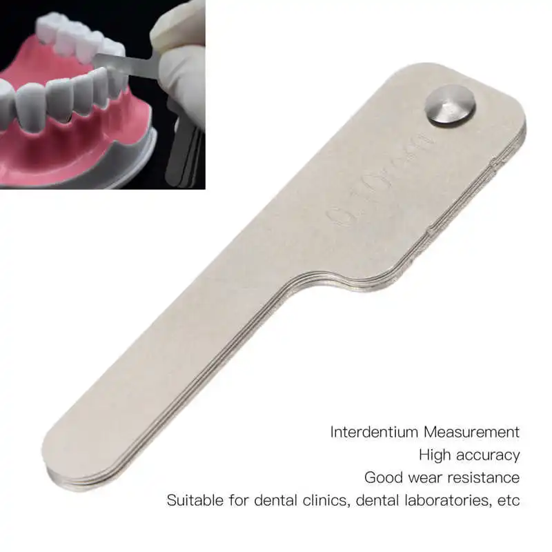 Стоматологический щуп с 7 лезвиями профессиональный портативный инструмент для