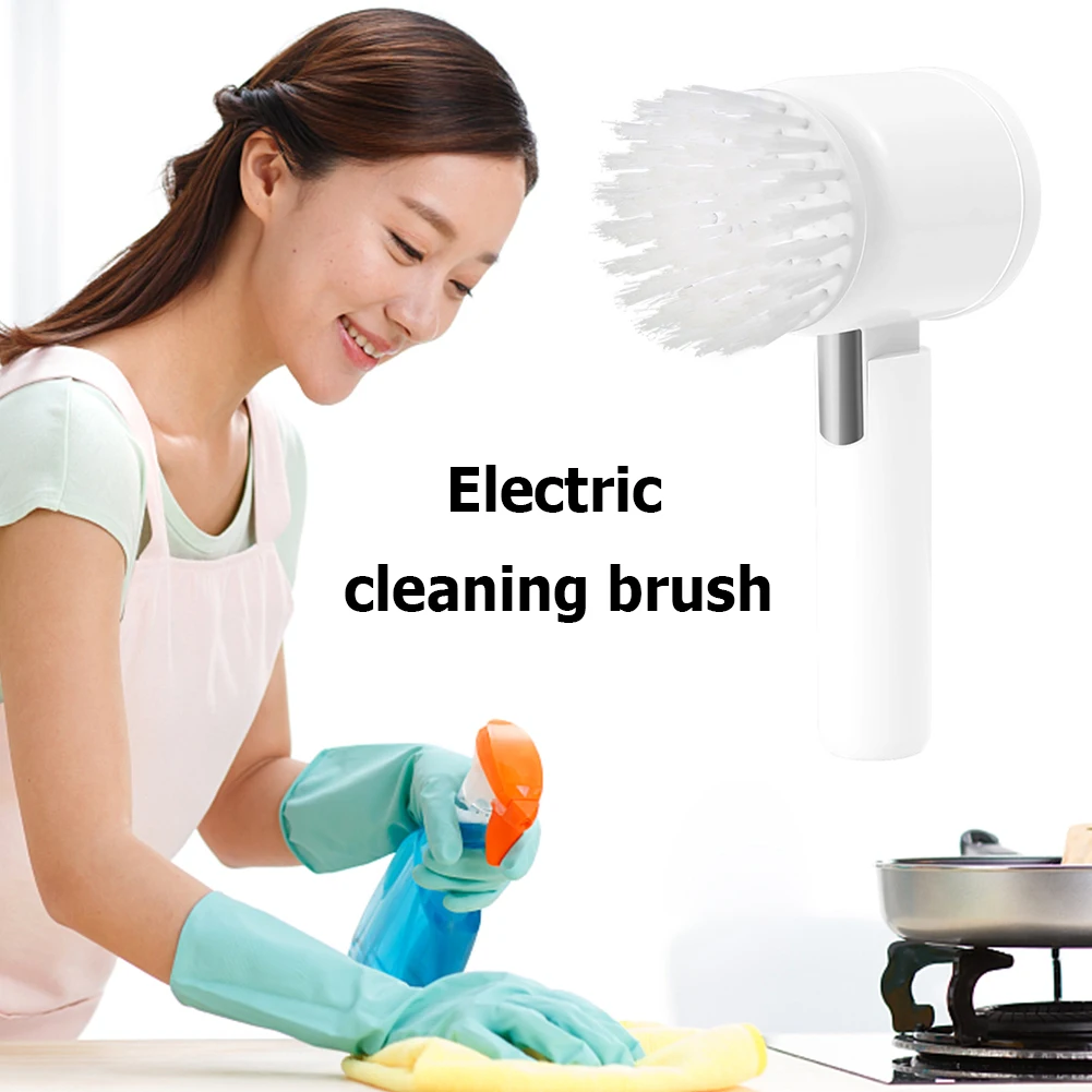 

Multifunctional Cleaning Brush Gadgets Electric Clean Brush USB Rechargeable Portable Useful for Kitchen Utensils Tableware Sink