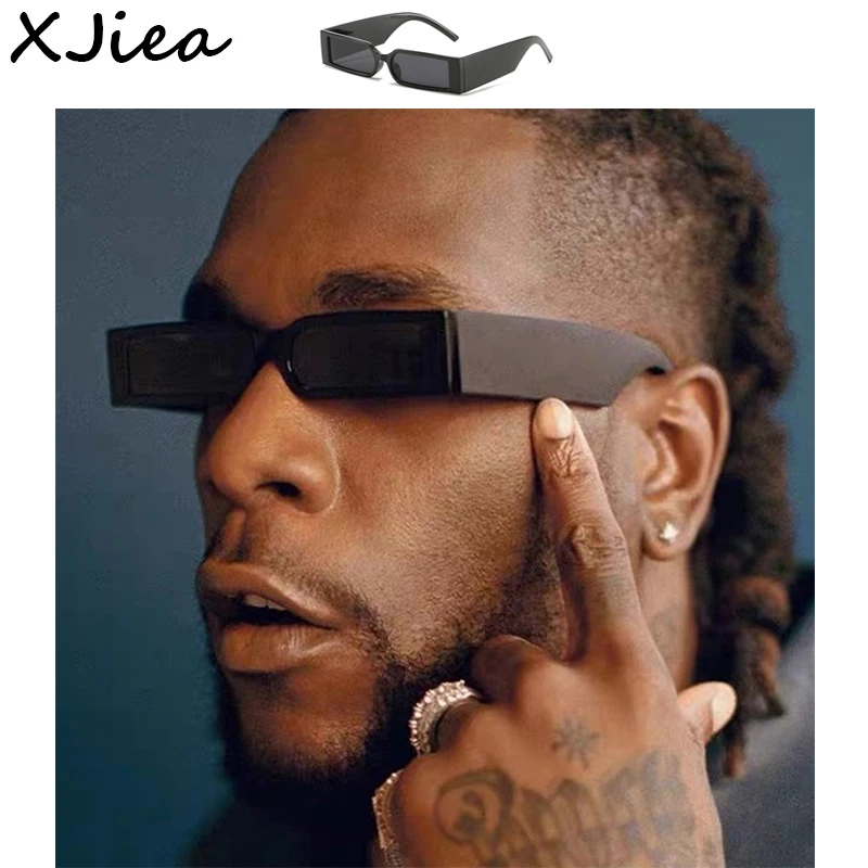 

XJiea Sun Glasses For Men 2022 Fashion Small Rectangular Women Sunglass Vintag Hip Hop Shade Streetwear Drive Fishing Eyeglasses