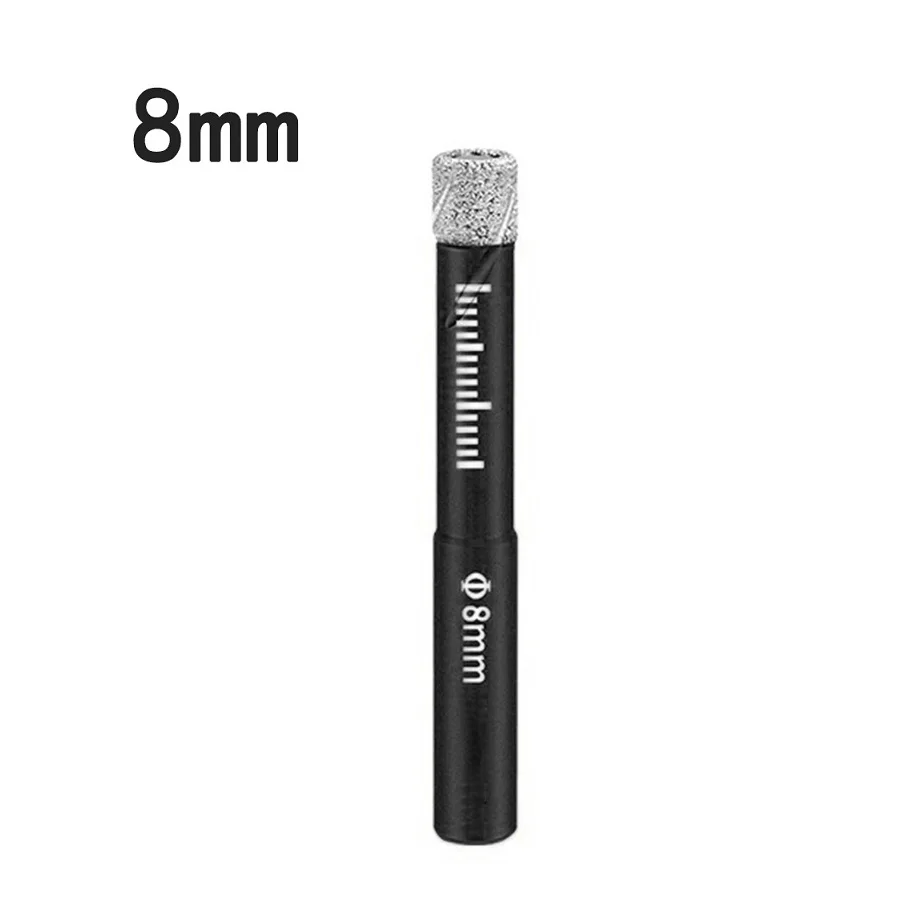 

6/8/10/12/14mm Vaccum Brazed Diamond Dry Drill Bits Hole Saw For Marble Ceramic Tile Glass Power Tools Accessories
