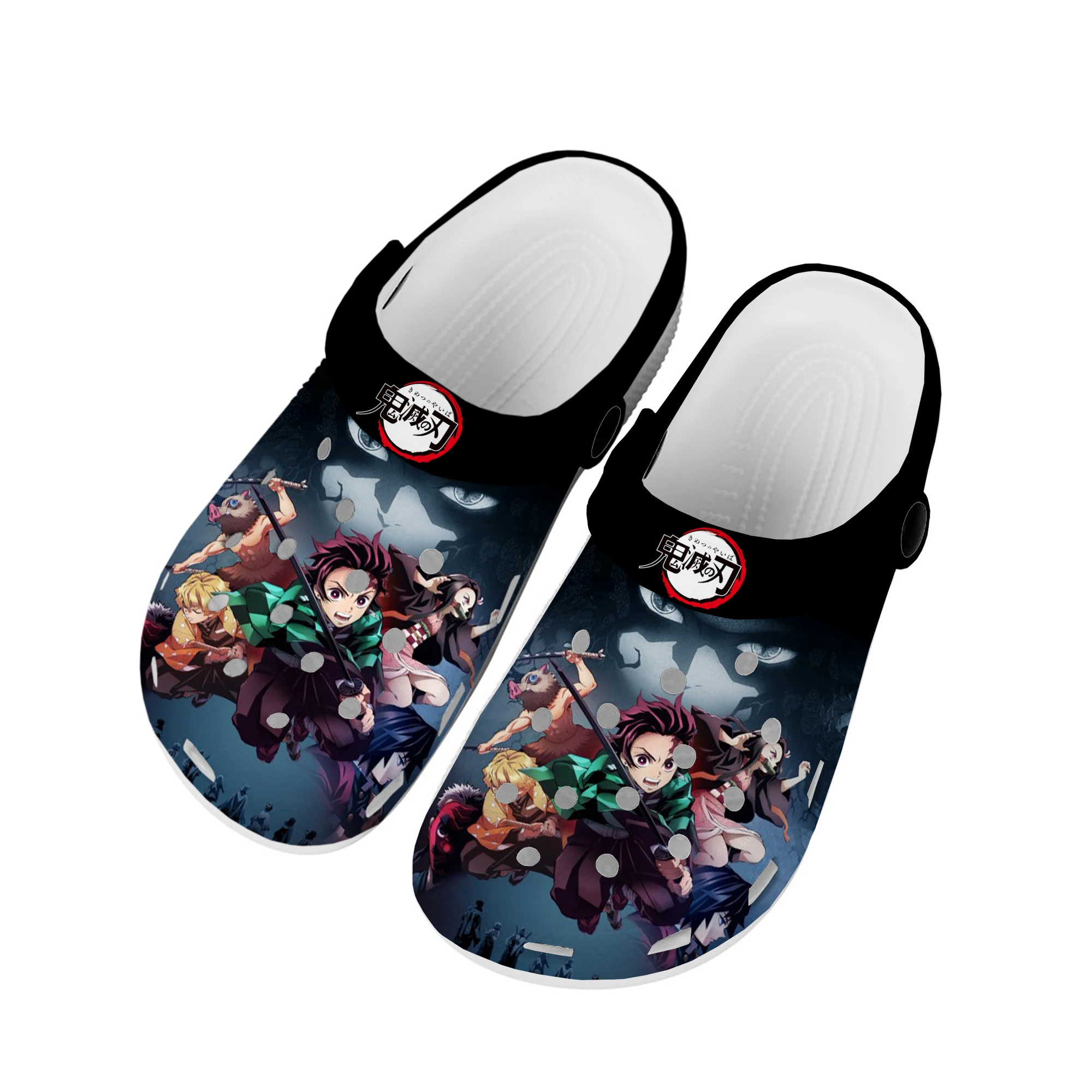 

Anime Demon Slayer Kimetsu No Yaiba Home Clogs Tanjirou Nezuko Custom Water Shoes Men Women Teenager Garden Beach Hole Slippers