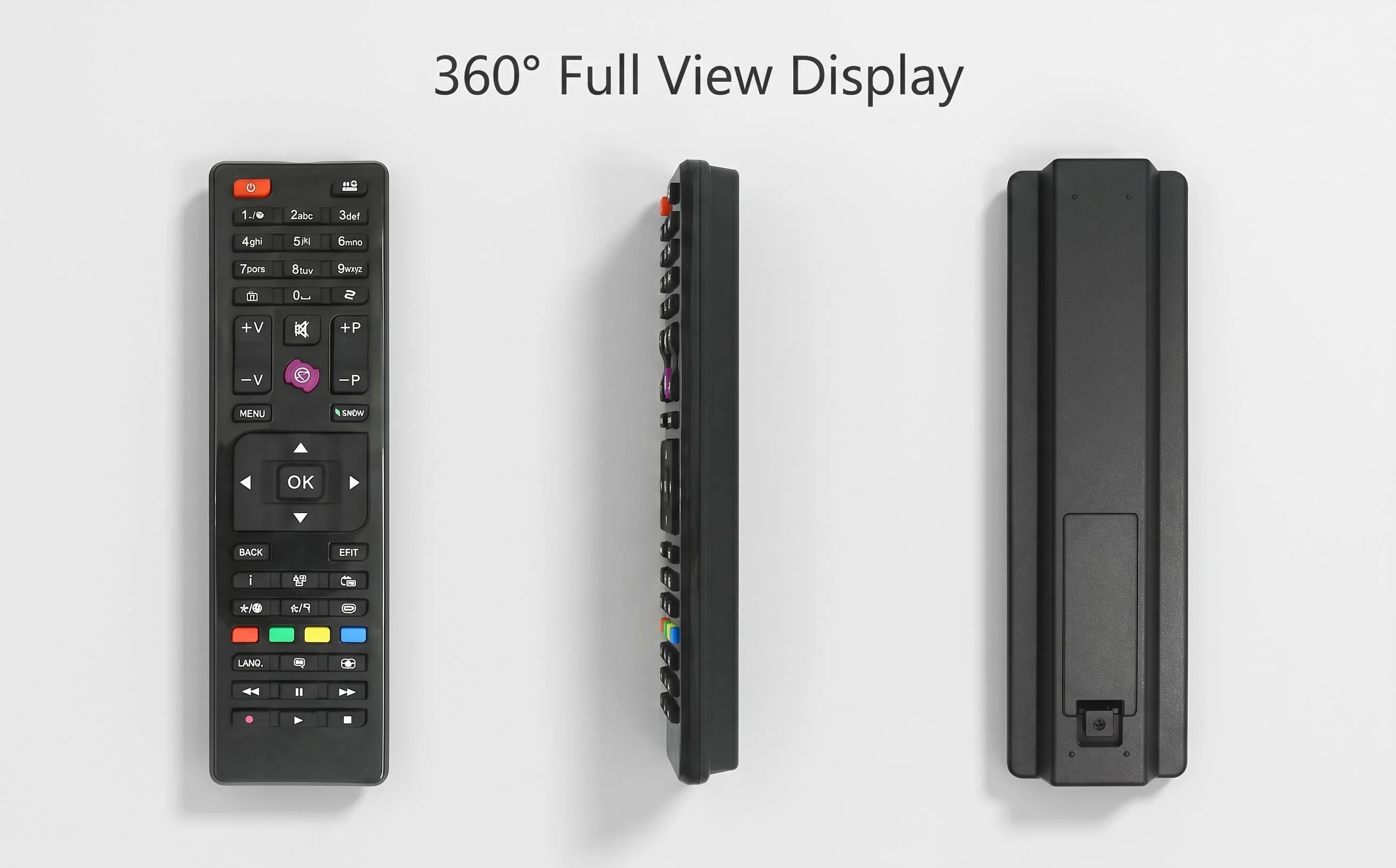 Фото Пульт дистанционного управления FAZV RM-L1387 для телевизоров JVC VESTEL SELECLINE HITACHI TECHWOOD Telefunken Finlux TE32182B301C10 32272HDDVDL (совместим с RC4875/4870/4849) №5