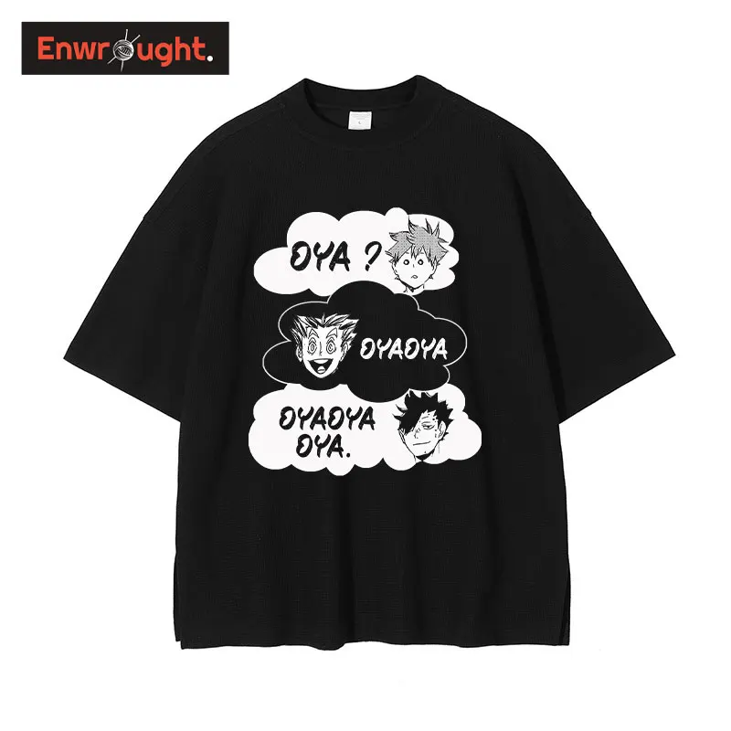 

Kotaro Bokuto футболки с принтом Повседневная Уличная одежда Аниме Haikyuu футболка оверсайз с коротким рукавом крутые 100% хлопок манга топы футболки