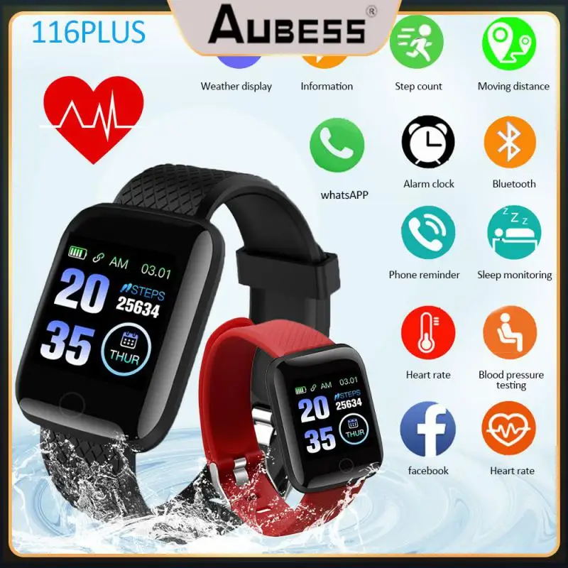 

Smart Bracelet Heart Rate Blood Pressure Monitoring Color Screen Smart Watch 1.3-inch Ip65 Waterproof Sport Watch