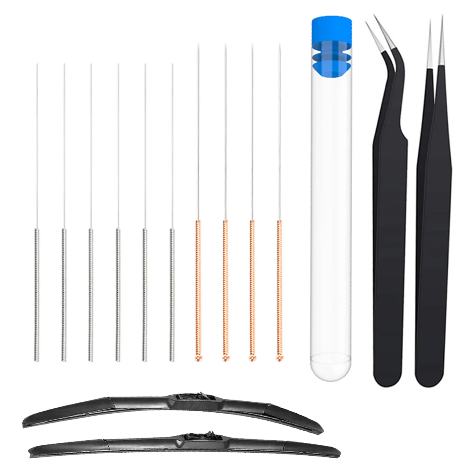 

10 Pcs Printer Nozzle Cleaning Tool Kit Cleaner 3D Printer Accessories Wiper Nozzle Dredging Needle Sharp Non-slip Anti-static