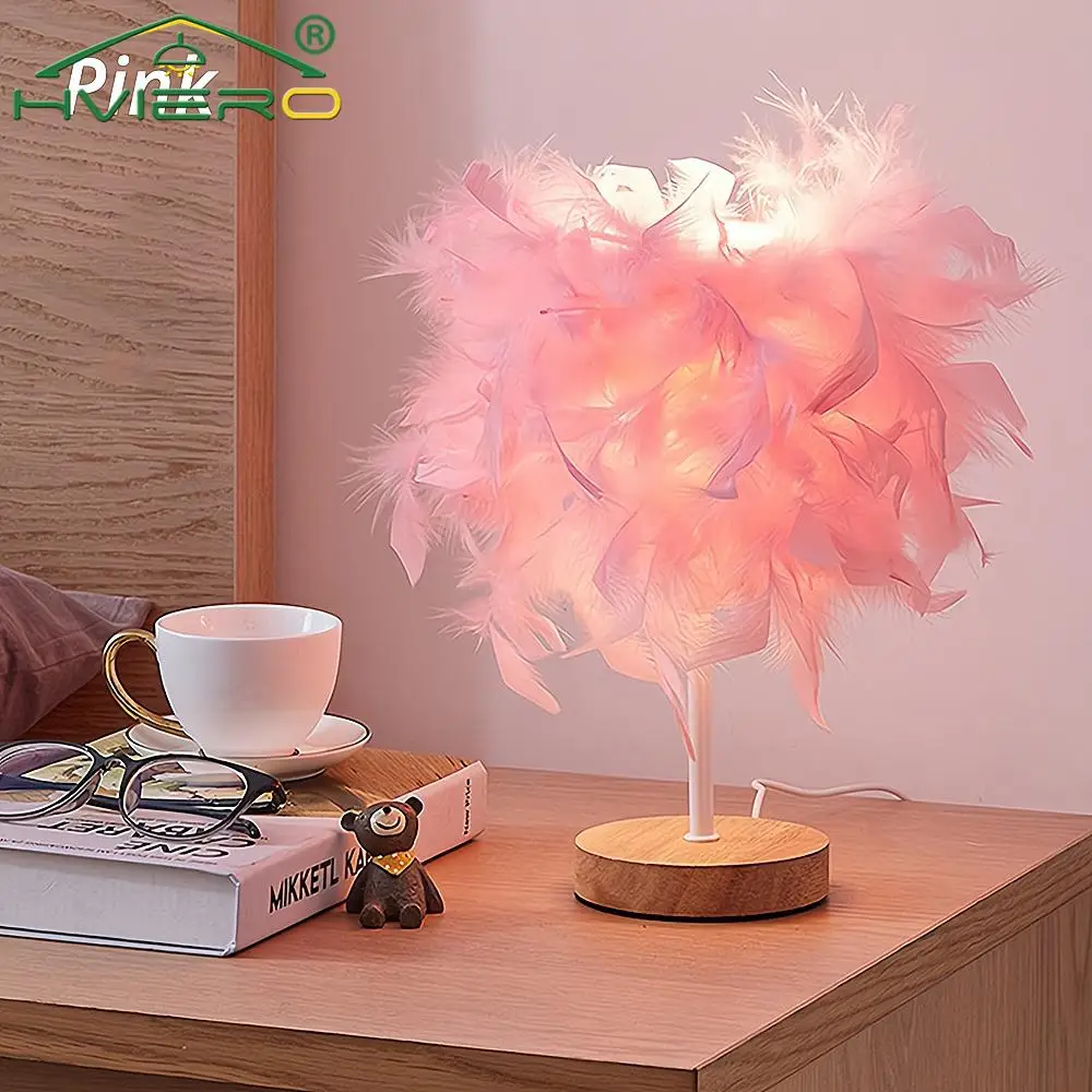 Скандинавская романтическая креативная мини-настольная лампа красного цвета с