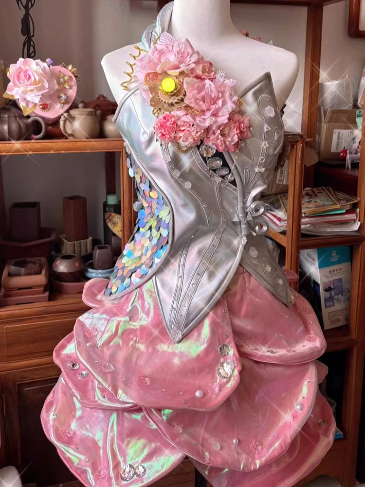 Костюм для косплея персонажа из игры Трейси режник цветы которые не увядают