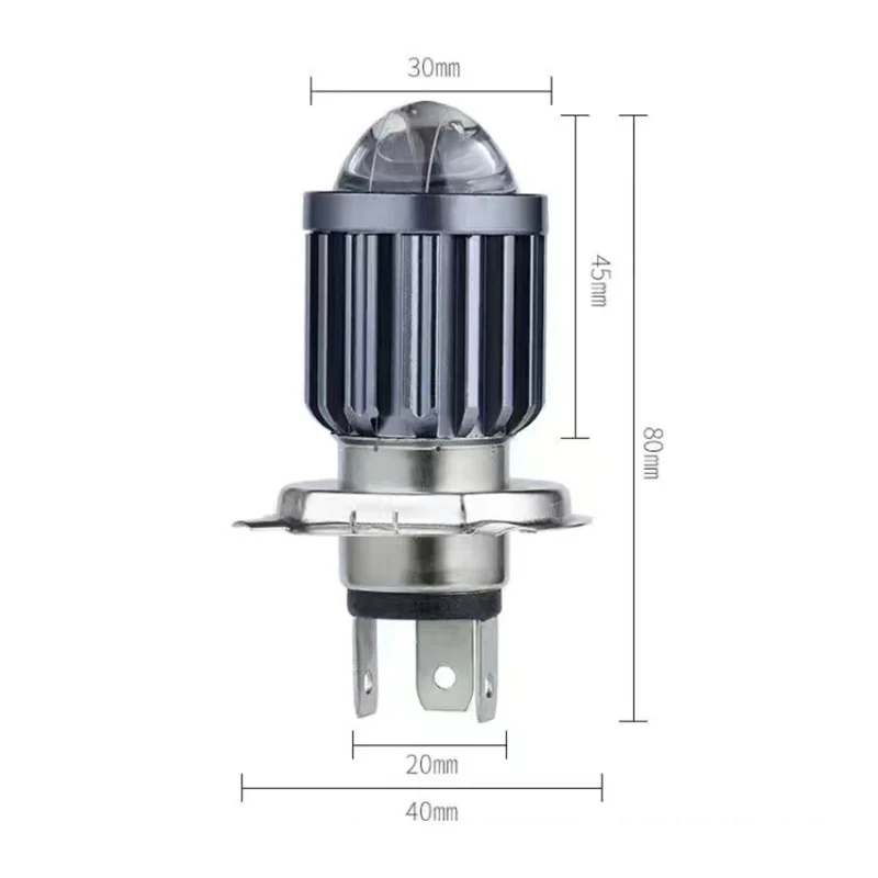 1 шт. новые и высококачественные светодиодные фары для мотоцикла H4 BA20D