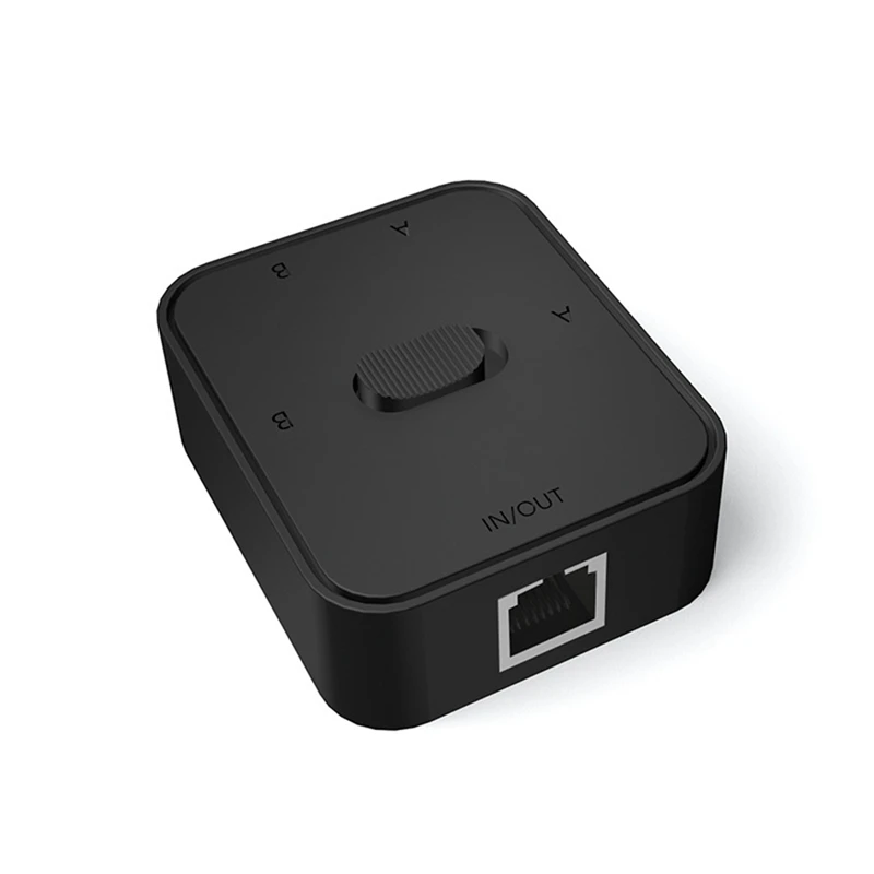 

2 Port Gigabit Network Switch RJ45 Switch Network Splitter Cable Extender Selector Power Free 2 Way Adapter Connector