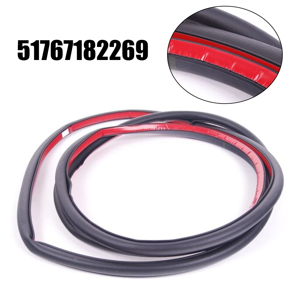 

Rubber Sealing Strip For BMW 5' F10 F18 LCI 520 Front Door Black Sealing Strip Seal 51767182269 Car Accessories