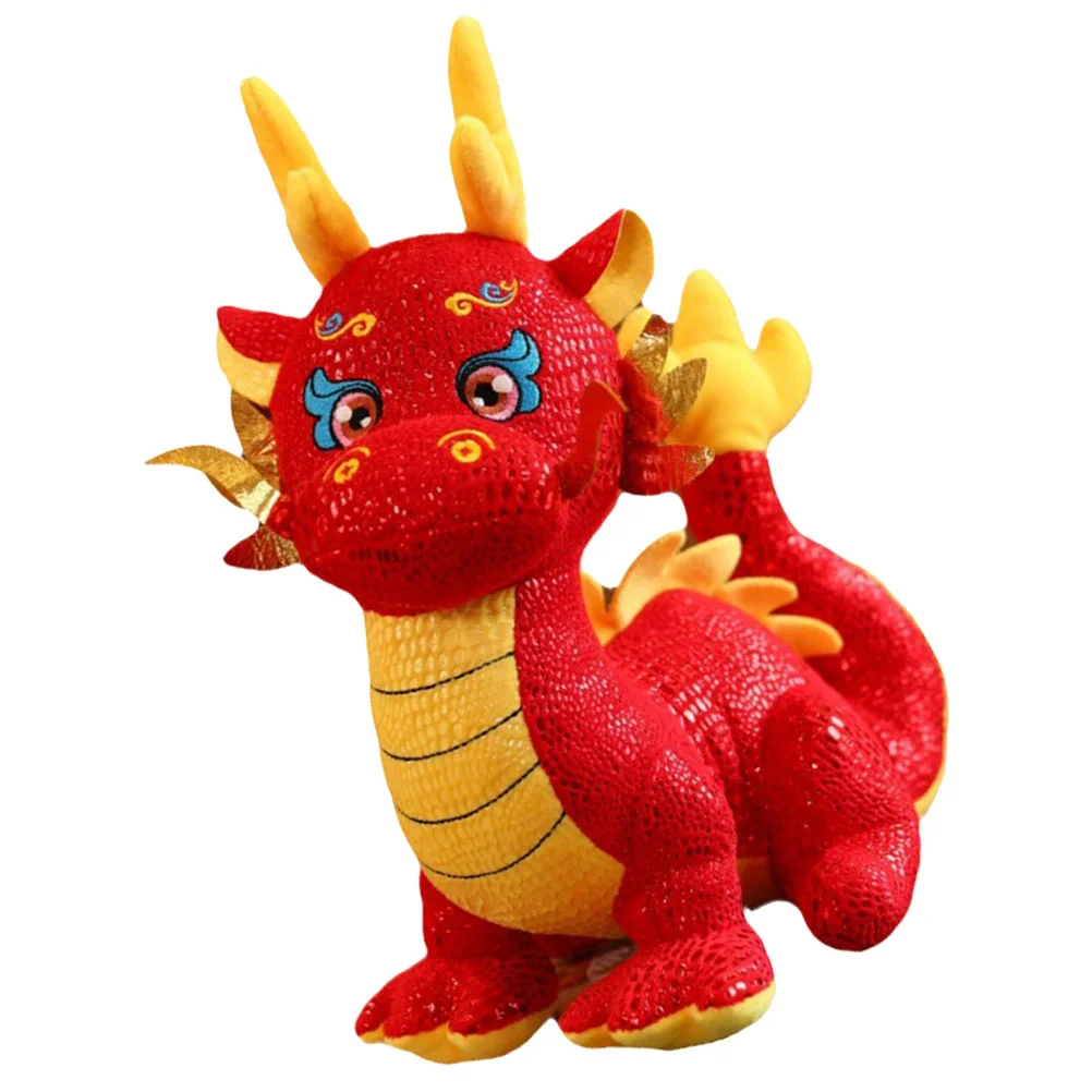 

Plush Stuffed Dragon Zodiac Dragon Plush Toy Stuffed Animal New Year Gift for Families