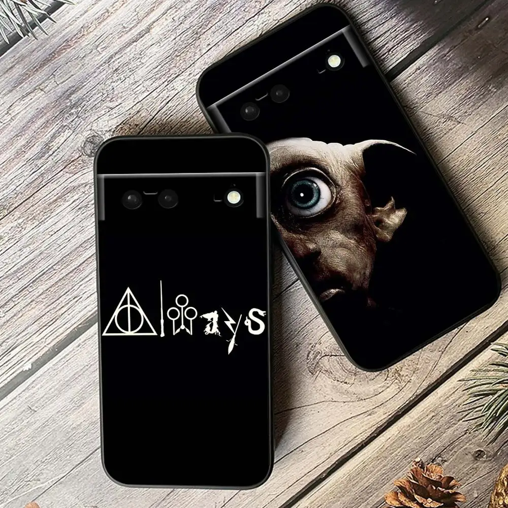 

Ring Potters Wand Harries Cool Phone Case For Google Pixel 8 7 6 Pro 6A 5A 5 4 4A XL 5G Black Shell Soft TPU Cover Fundas Capa