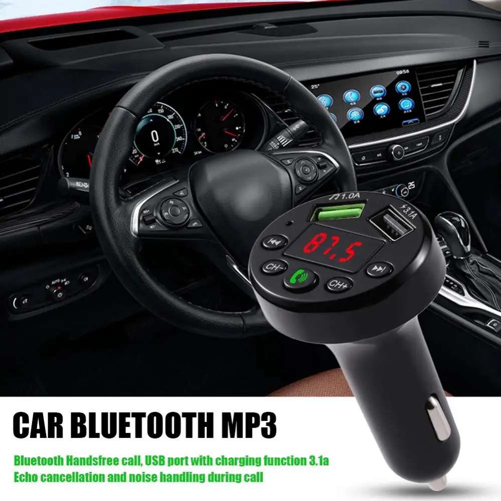 

3. Автомобильный беспроводной модулятор с Bluetooth, 2 Usb-порта