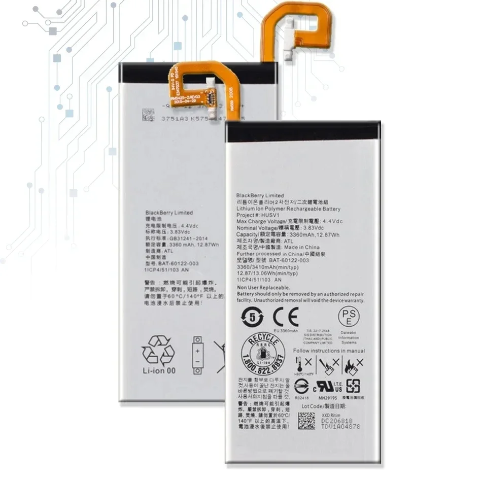 Аккумулятор для мобильного телефона BlackBerry Priv BAT-60122-003 3360 мАч бесплатные