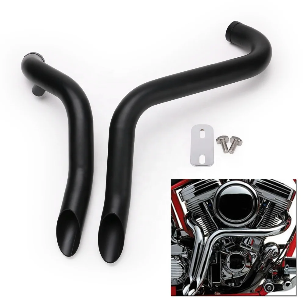 

NEW Modified Custom Stainless Steel 2" Drag Motorcycle Exhaust System Silencer Pipe For Harley Vintage Cruise Cafe Racer