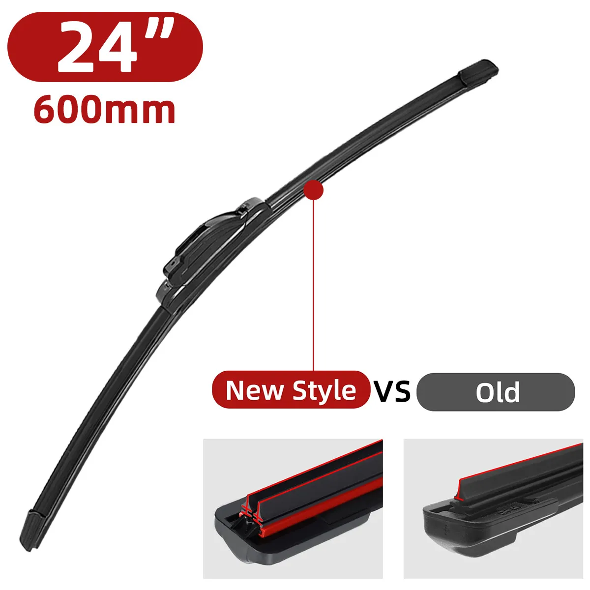 

Универсальный Автомобильный Крюк J/U С Двойной Резиновой Полосой, Щетка Для Стеклоочистителя Автомобиля Без Костей