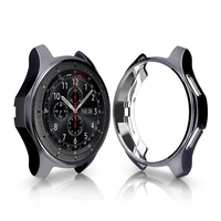 silicone case for samsung galaxy watch 46mm 42mm case cover electroplated gear s3 classic frontier gear sport protective case